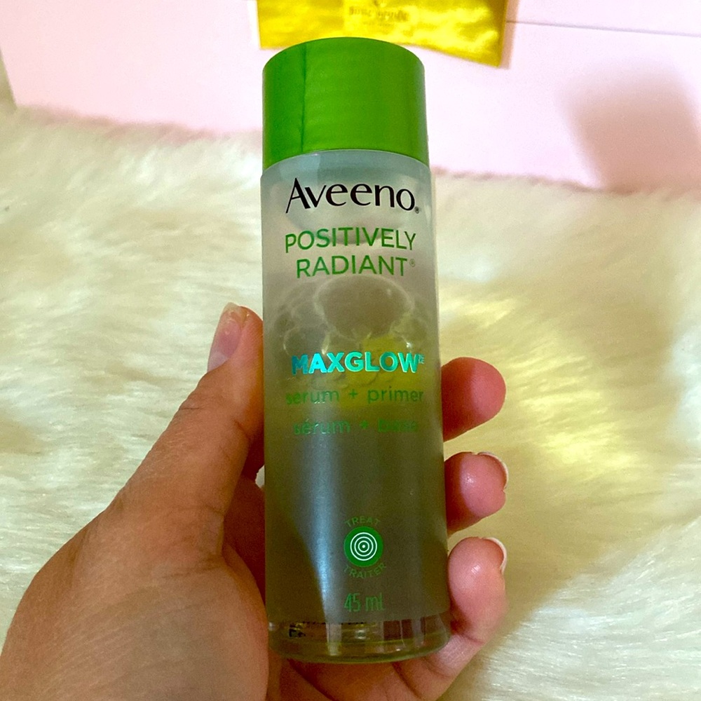 Aveeno positively radiant maxglow serum+primer 45ml